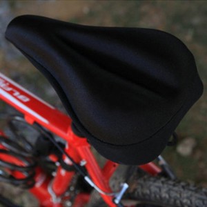 Silicone Gel Thick Soft Bicycle Bike Cycling Saddle Seat Cover Cushion Pad