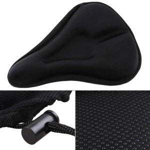 Silicone Gel Thick Soft Bicycle Bike Cycling Saddle Seat Cover Cushion Pad