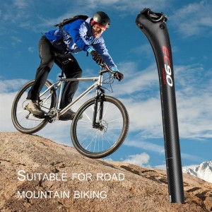 Full Carbon Fiber Bike Bicycle Seat Tube MTB Road Bike Seat Post Seat Rod