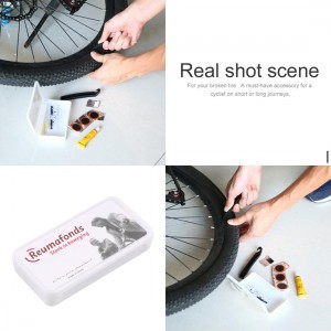 Flat Rubber Tire Tyre Tube Patch Glue Cycling Bicycle Bike Repair Fix Kit