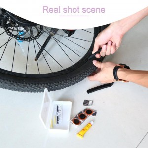 Flat Rubber Tire Tyre Tube Patch Glue Cycling Bicycle Bike Repair Fix Kit