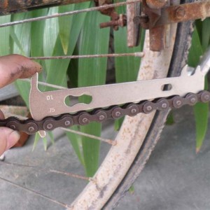 Bicycle Bike Chain Checker Wear Indicator Measure Tool Gauge Repair checker