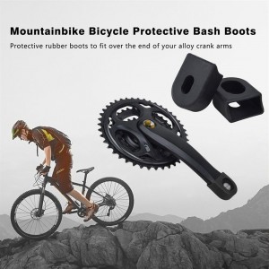 Crankset Mountainbike Bicycle Protective Bash Boots For Alloy Crank Arm