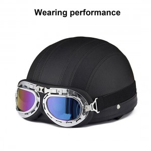 Vintage Anti-UV Motorcycle Scooter Pilot Goggles Helmet glasses Motocross