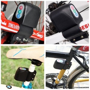 Bicycle Bike Motorbike Cycling Alarm Anti-theft Digital Code Lock Loud Sound