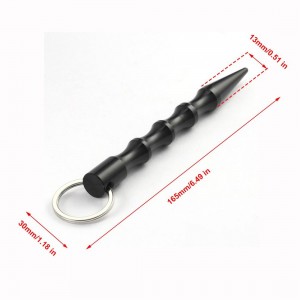 Portable Aluminum Alloy Pen-shaped Kubaton Cool Stick Self-defense Supplies