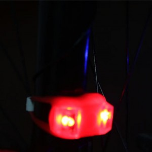 3-Mode 2-LED Bike Bicycle Cycling Head Front Light Rear LED Flash Lamp