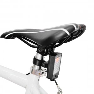Wireless Bicycle Laser Tail Light USB Rechargeable Turn Signal Rear Light