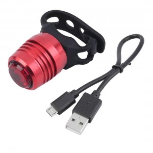 USB Rechargeable 3-Mode Bike Bicycle Tail Rear Warning Red Light Lamp