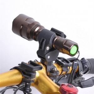 Universal Bicycle LED Torch Lamp Flashlight Mount Bracket Holder 360°Rotation