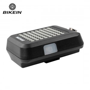 BIKEIN-A52LT USB Rechargeable Smart Turn-Signal Brake Tail Light with 65 LEDs