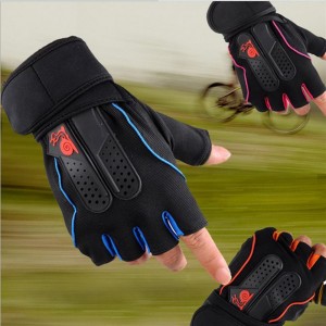 Men's Weight Lifting Gym Fitness Workout Training Exercise Half Gloves