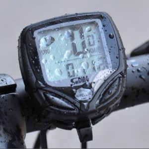 Ku Ao 548C  Multi Function Waterproof Odometer Speed Meter Black