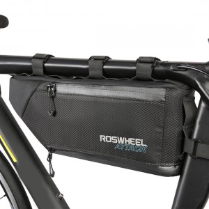 ROSWHEEL ATTACK Series Waterproof Bicycle Bag Top Front Frame Tube Triangle Bag