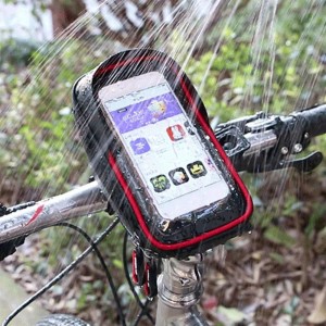 WHEEL UP 360 Degree 6 Inch Waterproof Mobile Phone Pouch Touch Screen Bike Bag