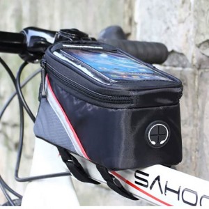 ROSWHEEL Cycling Bike Bag Front Tube Bag For Cell Phone Touch Screen Bag