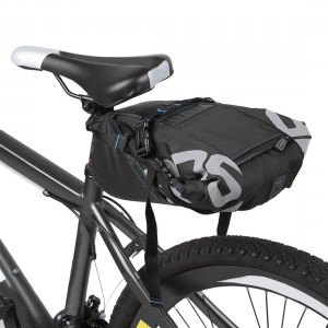 ROSWHEEL Waterproof Bicycle Saddle Bag Bike Storage Bag Rear Seat Tail Pack